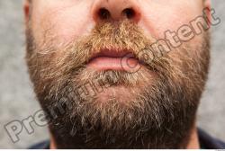 Mouth Man White Average Bearded